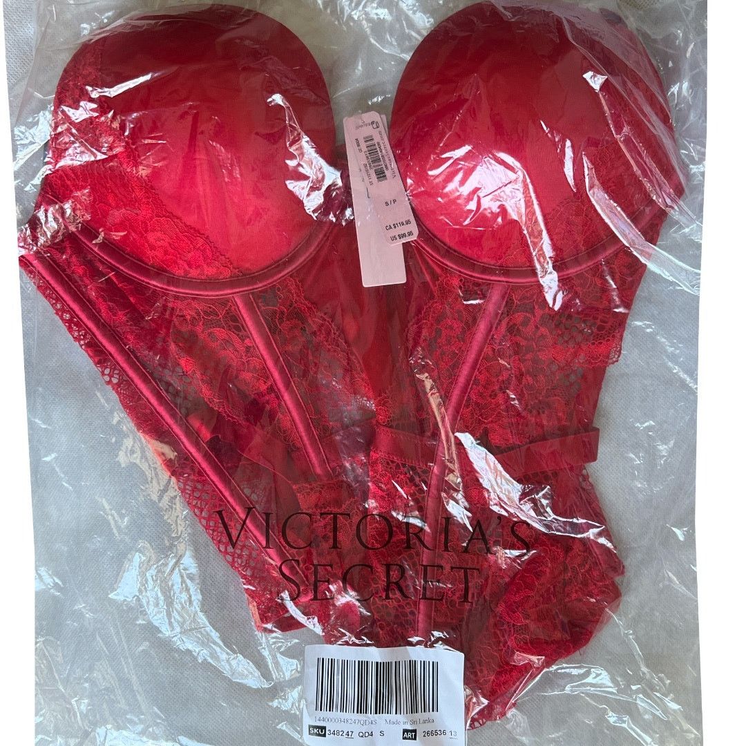 Victoria's Secret VICTORIA'S SECRET VERY SEXY Bombshell Fishnet Teddy, S Size S / US 4 / IT 40 - 4 Thumbnail