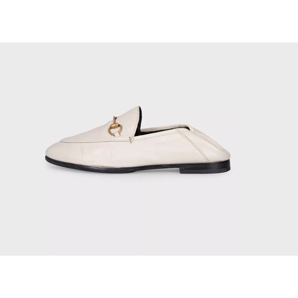 Gucci Gucci White Leather Loafers - Size 38 (US 8) Size US 8 / IT 38 - 1 Thumbnail