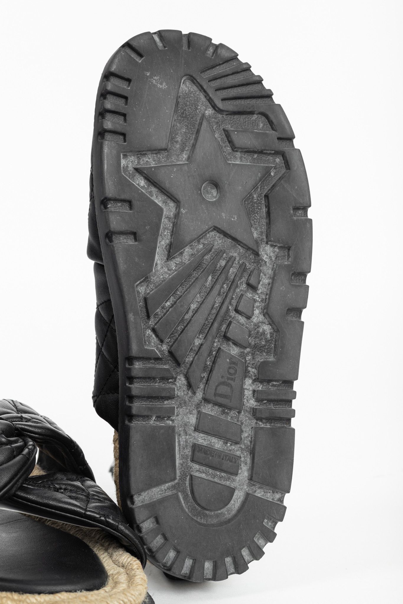 Dior Christian Dior DTwist Black Cannage Quilted Slide Sandals Size US 8.5 / IT 38.5 - 6 Thumbnail