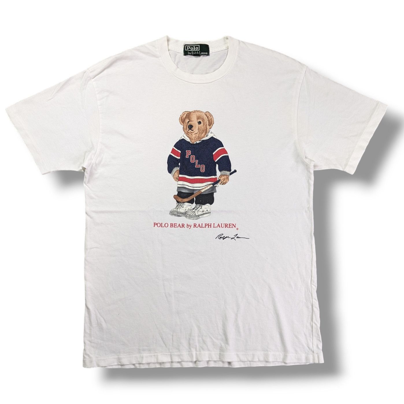 Polo Ralph Lauren Vintage 90’s Polo Bear by Ralph Lauren Tee M Size US M / EU 48-50 / 2 - 1 Thumbnail