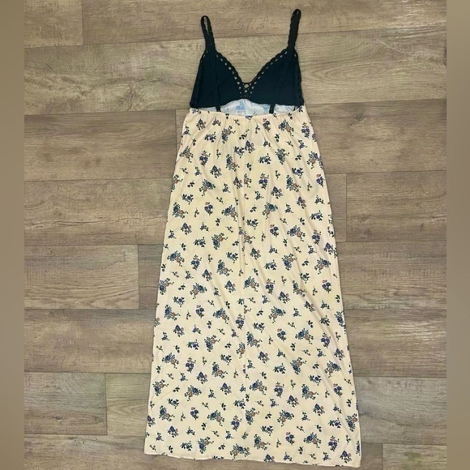 Zara Zara Floral Satin Maxi Slip Dress NWT Size S / US 4 / IT 40 - 8 Thumbnail