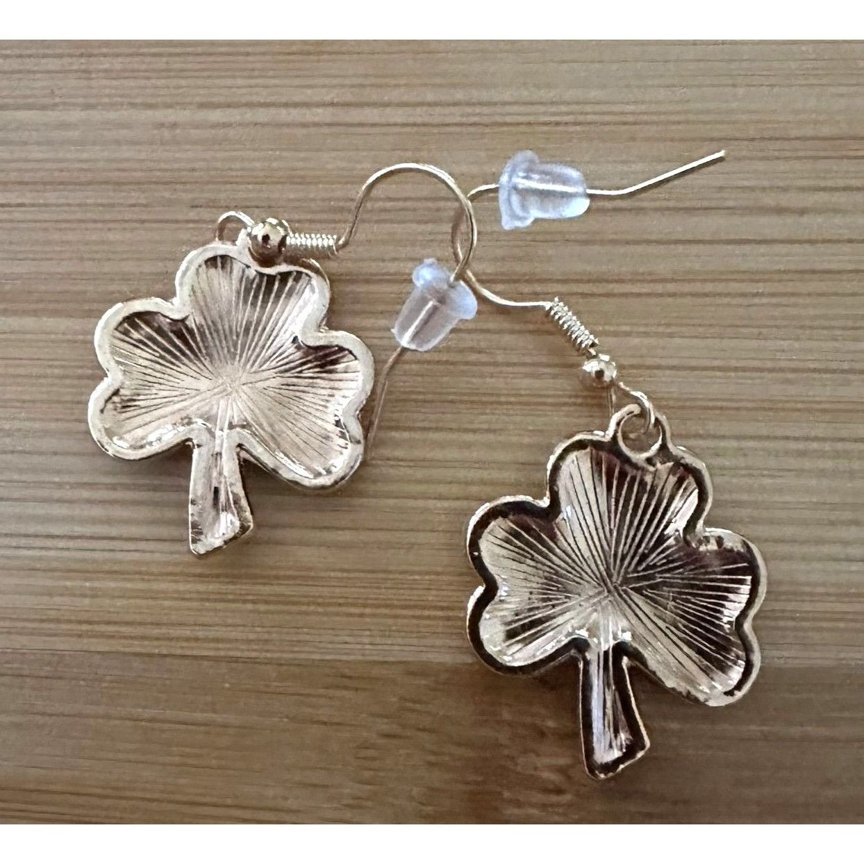 Handmade St Patricks Day Shamrock Earrings Dangle Hooks New Irish Fes Size ONE SIZE - 9 Thumbnail