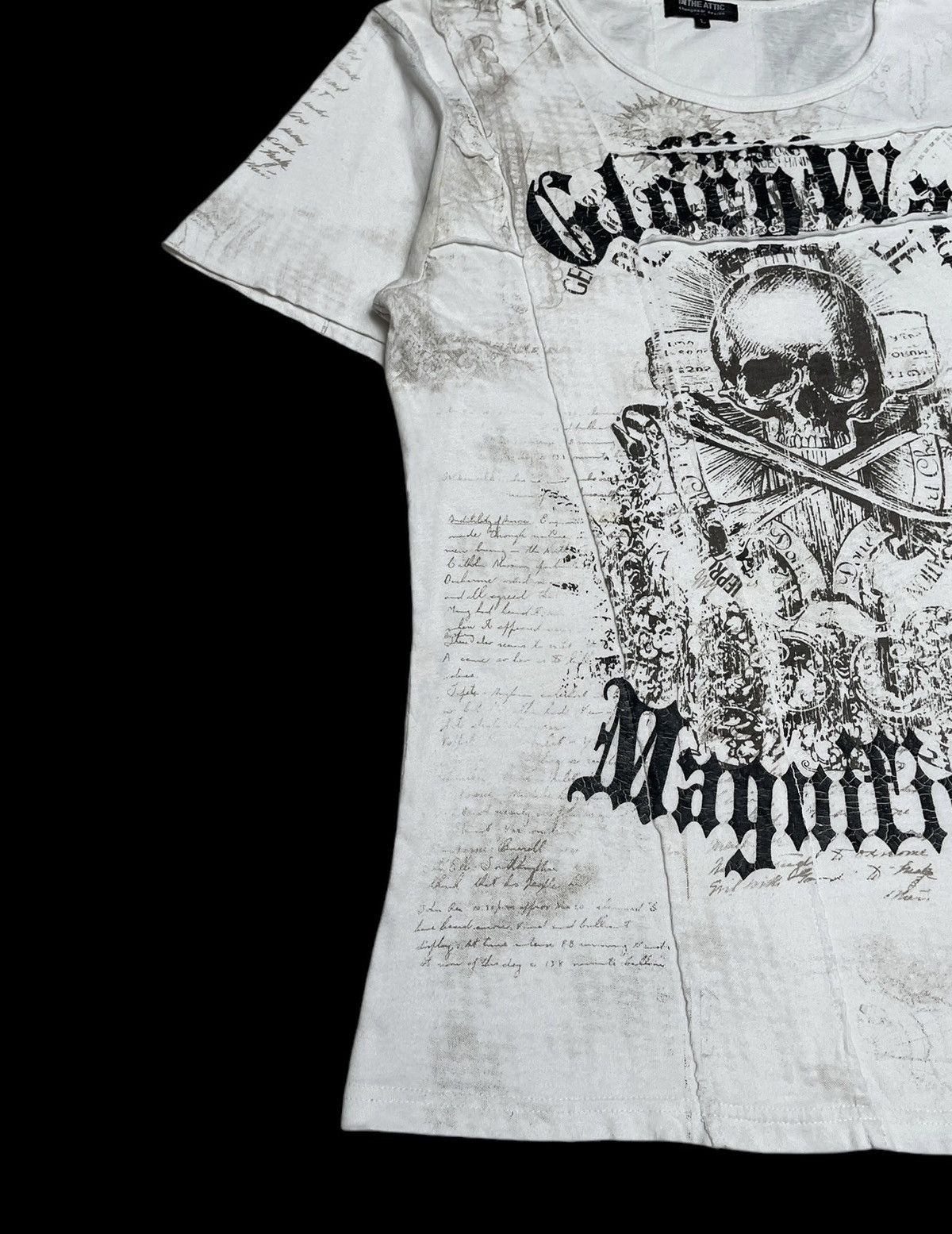 If Six Was Nine × In The Attic Rare Design Vintage Brand In The Attic Skull T-shirt 2000s Size US L / EU 52-54 / 3 - 5 Thumbnail