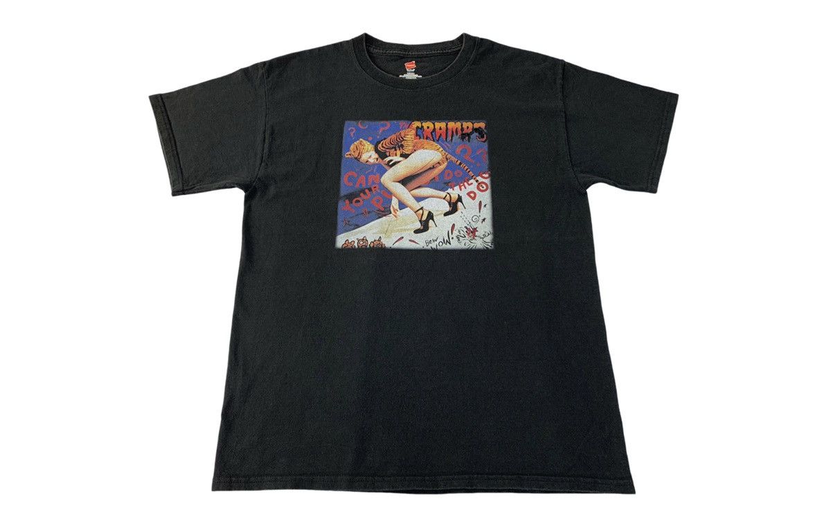 Band Tees The Cramps Bow Bow Psychobilly Monster Movie Tiger Lady Tee Size US M / EU 48-50 / 2 - 1 Thumbnail