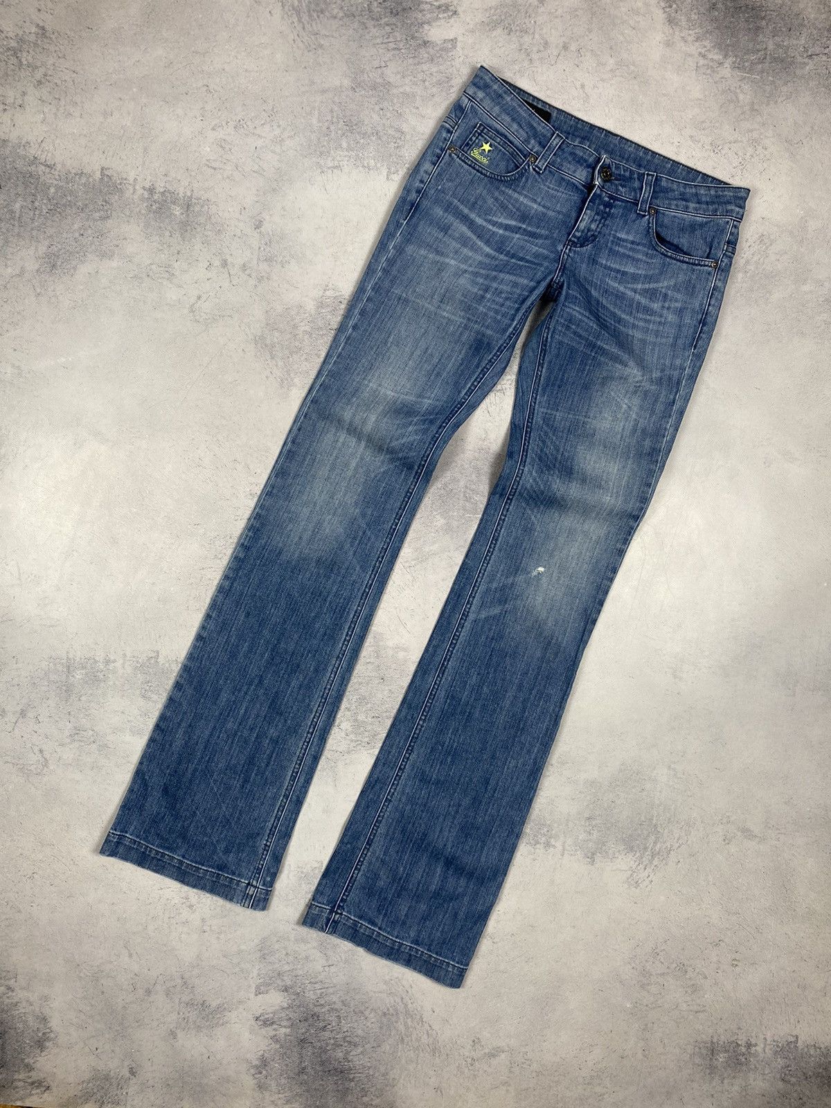 Gucci Gucci Boot Cut Blue Jeans Luxury Italy Designer Women Size 26" / US 2 / IT 38 - 10 Thumbnail