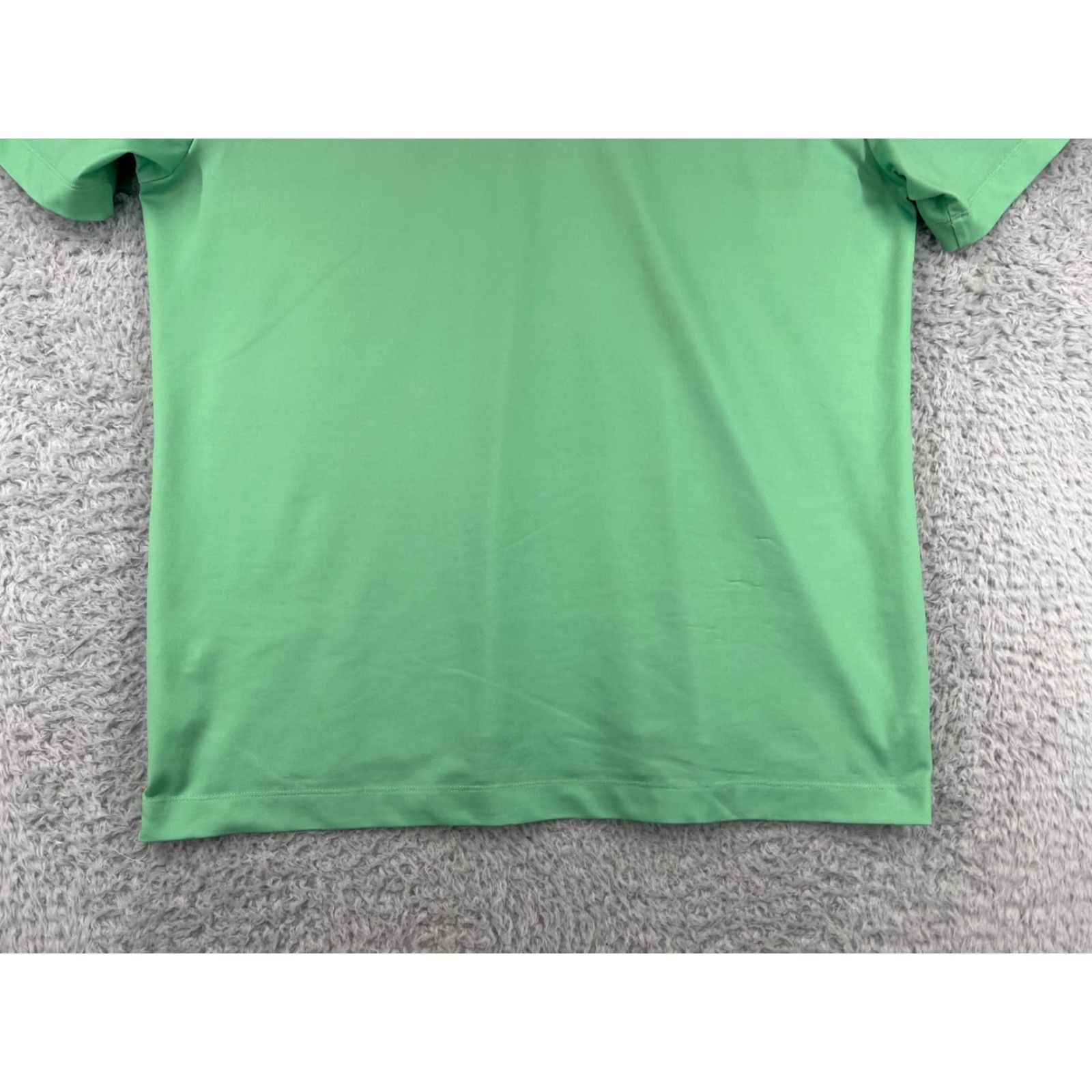 Vintage 2nd Guy Golf Polo Shirt Mens L Green White Striped Polo Adult Regular 100% Polyester Golf Theme) Size US L / EU 52-54 / 3 - 7 Thumbnail