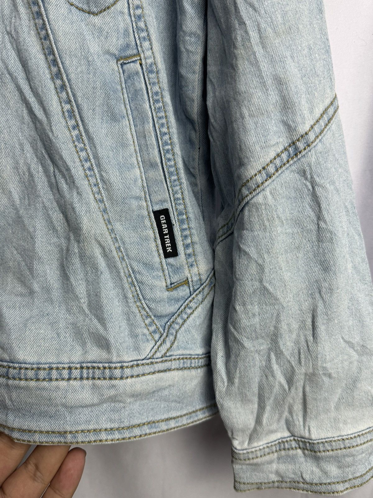 If Six Was Nine × Japanese Brand × Le Grande Bleu (L.G.B.) Japanese Gear Trex Soft Denim Jacket Size US L / EU 52-54 / 3 - 5 Thumbnail