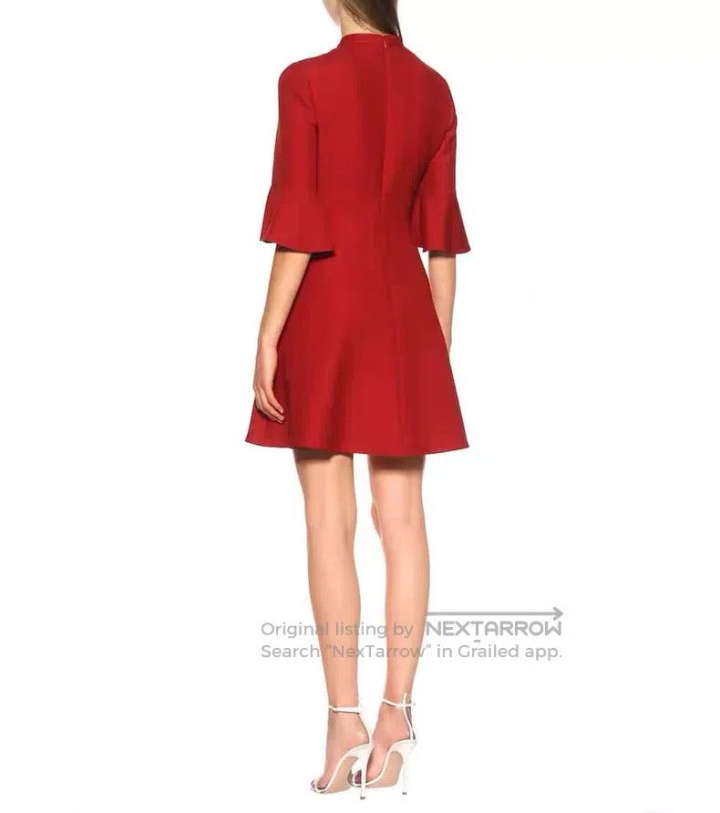Valentino Valentino Dress with ruffle sleeves Size M / US 6-8 / IT 42-44 - 4 Thumbnail