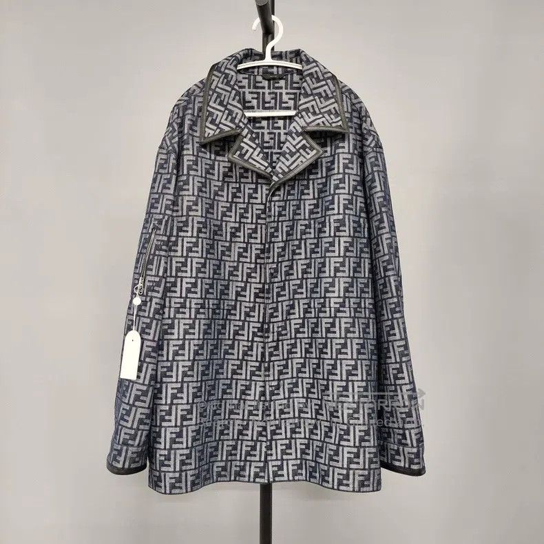 Fendi Fendi Monogrammed denim jacket, blue Size US M / EU 48-50 / 2 - 1 Thumbnail
