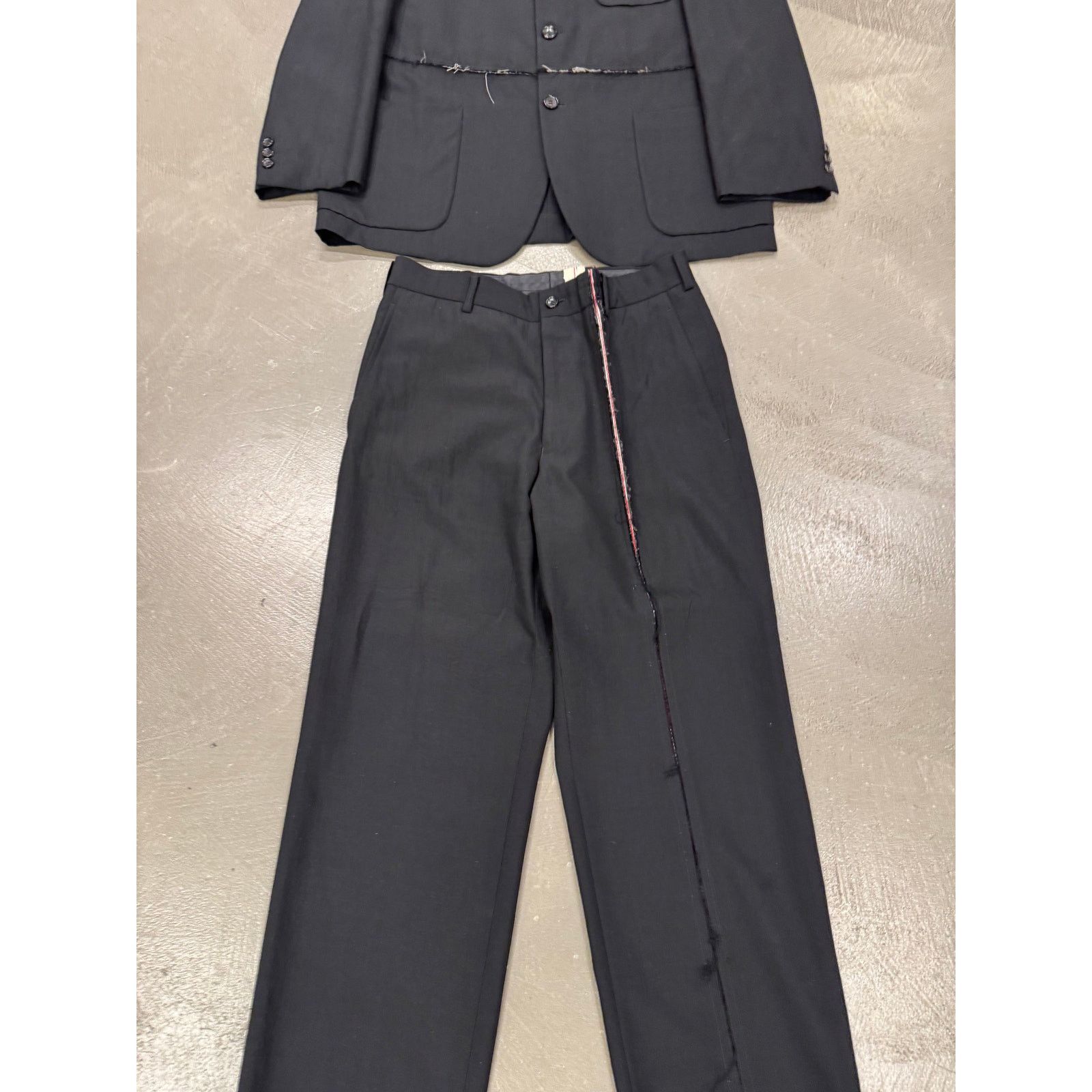 Comme des Garcons A/W2000 Comme des Garçons distressed stripe set Size US M / EU 48-50 / 2 - 7 Thumbnail