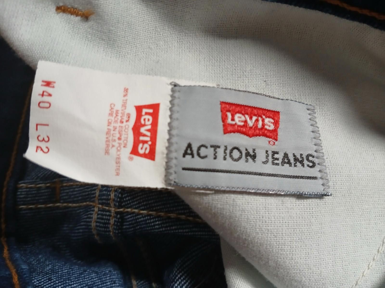 Levi's 70's Orange Tab Levi's Action Jeans Made In USA 38x23 Hemmed Size US 38 / EU 54 - 4 Thumbnail