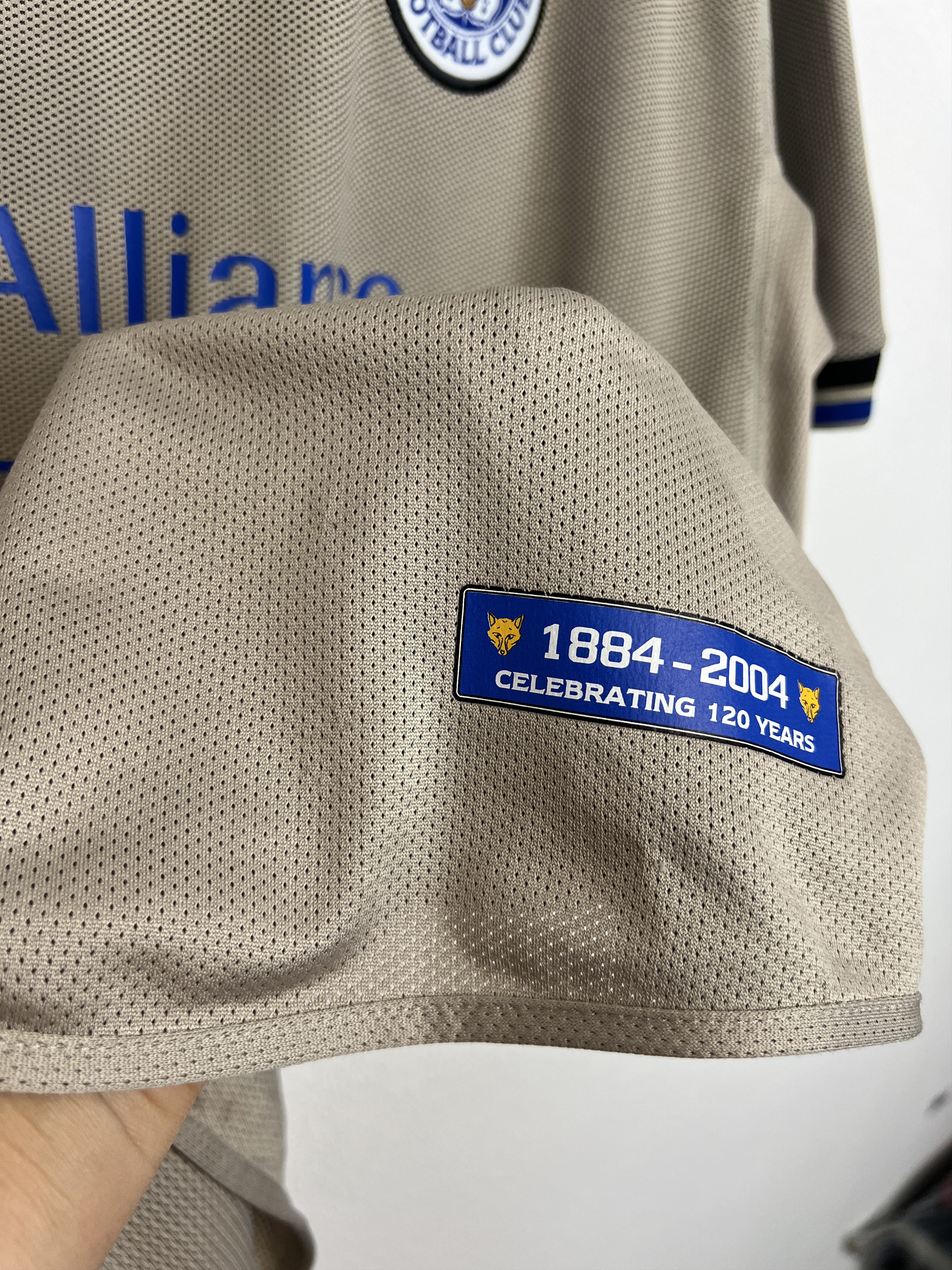 Le Coq Sportif Leicester City Away football shirt 2004 Soccer Jersey Size US XL / EU 56 / 4 - 7 Thumbnail