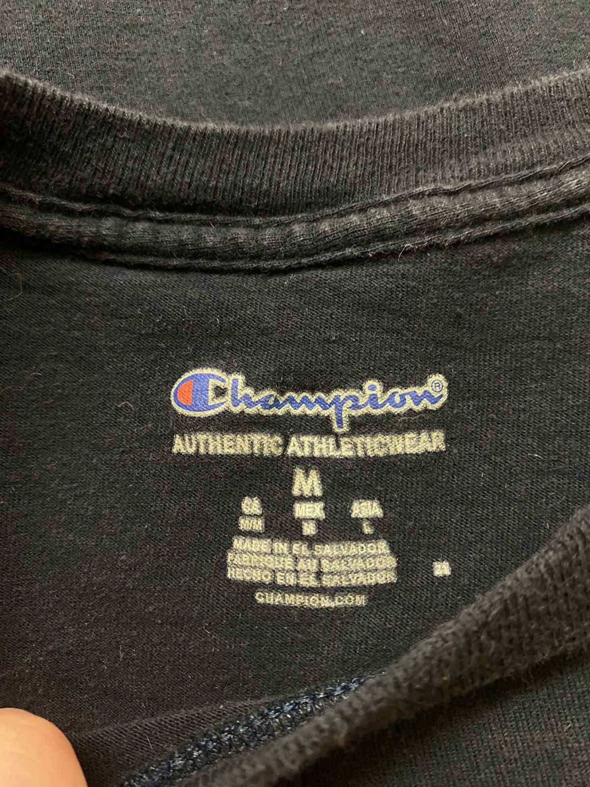 Champion Navy Blue Champion T-Shirt Size M / US 6-8 / IT 42-44 - 5 Thumbnail