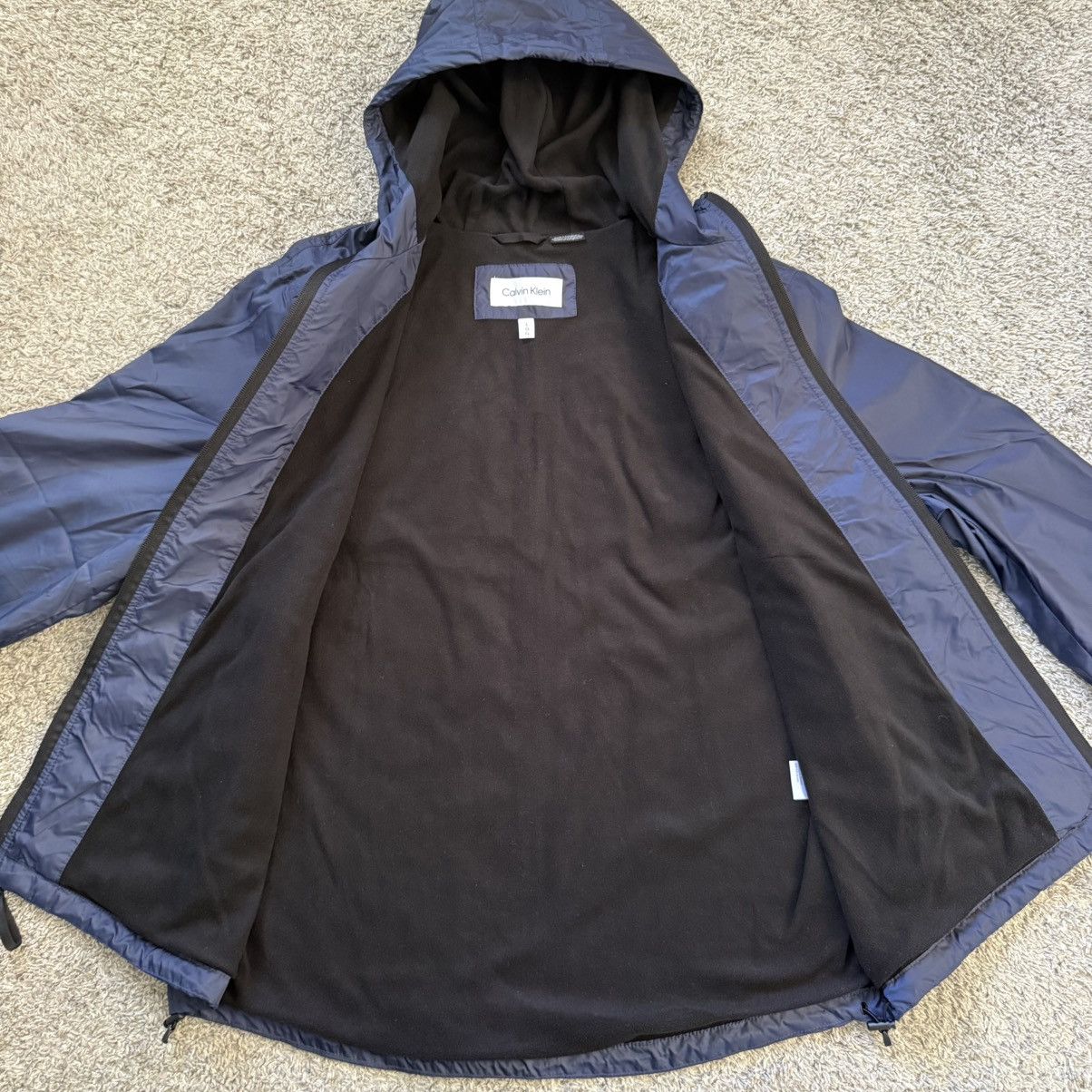 Calvin Klein 🔴Calvin Klein Jacket Size Large Navy Blue Hood Size US L / EU 52-54 / 3 - 3 Thumbnail
