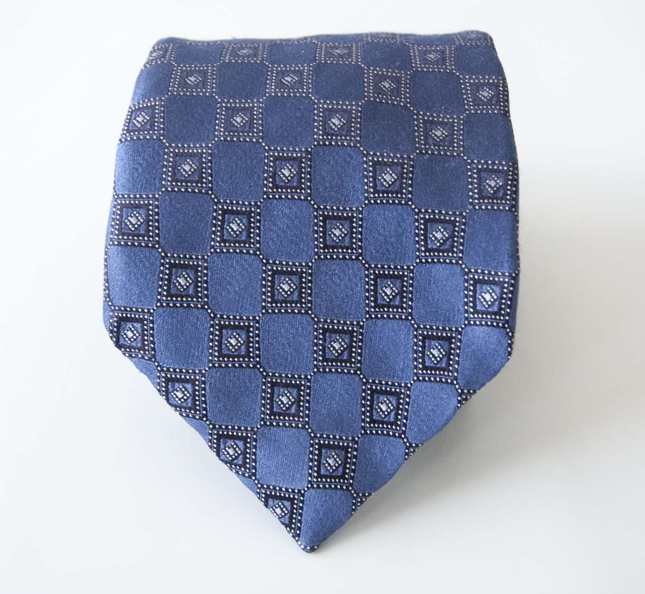 Canali Canali Tie Blue 100% Silk Made in Italy Size ONE SIZE - 1 Thumbnail