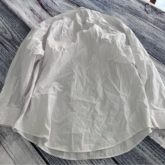 Other COLLUSION (Made in Turkey) White Oversized Button Down Shirt Size M / US 6-8 / IT 42-44 - 4 Thumbnail