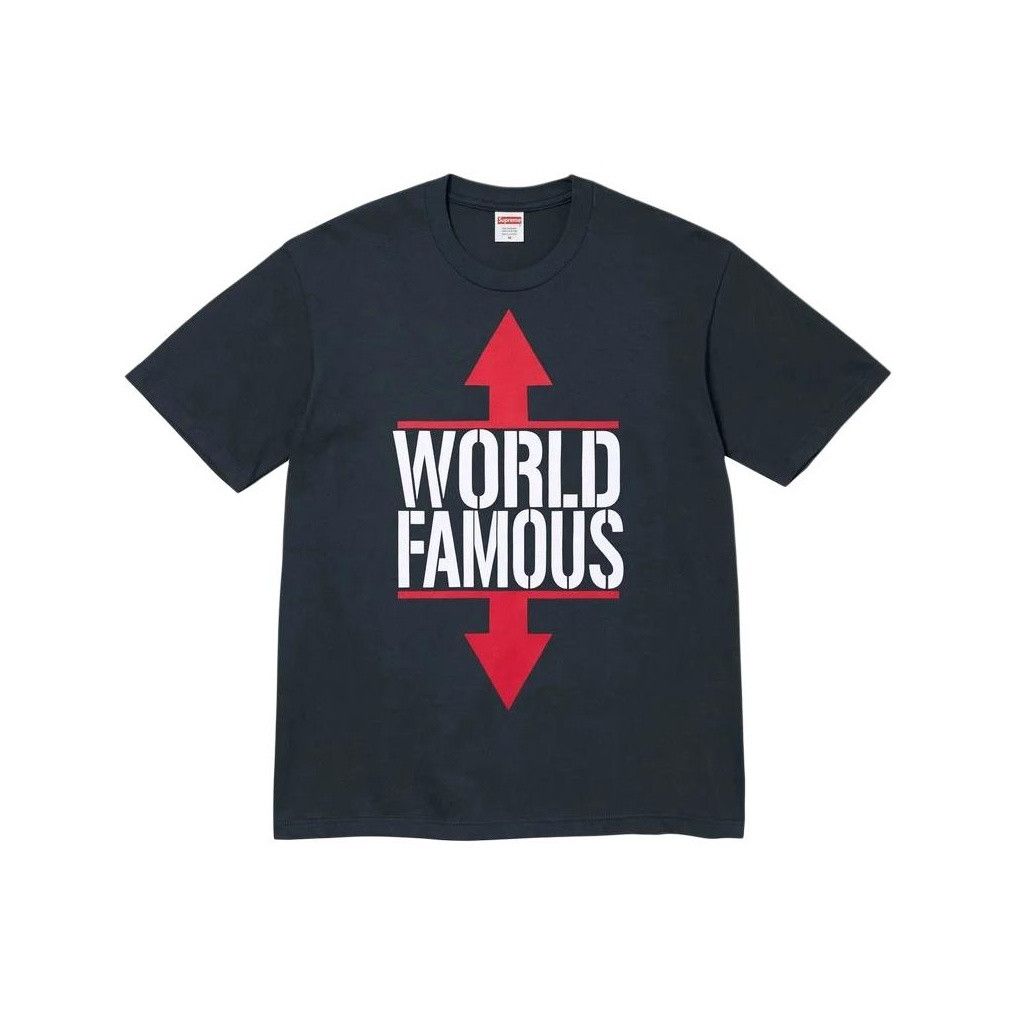 Stussy × Supreme 2001 World Famous Supreme Team T-shirt | Grailed