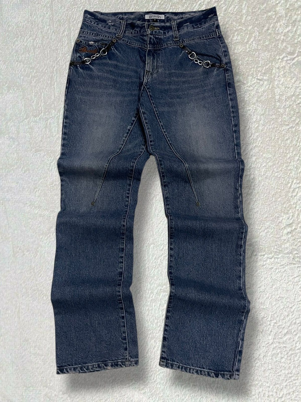Designer × Japanese Brand × Vintage Vintage Japan Designer Growth The Attic Unique Denim Style Size US 30 / EU 46 - 1 Thumbnail