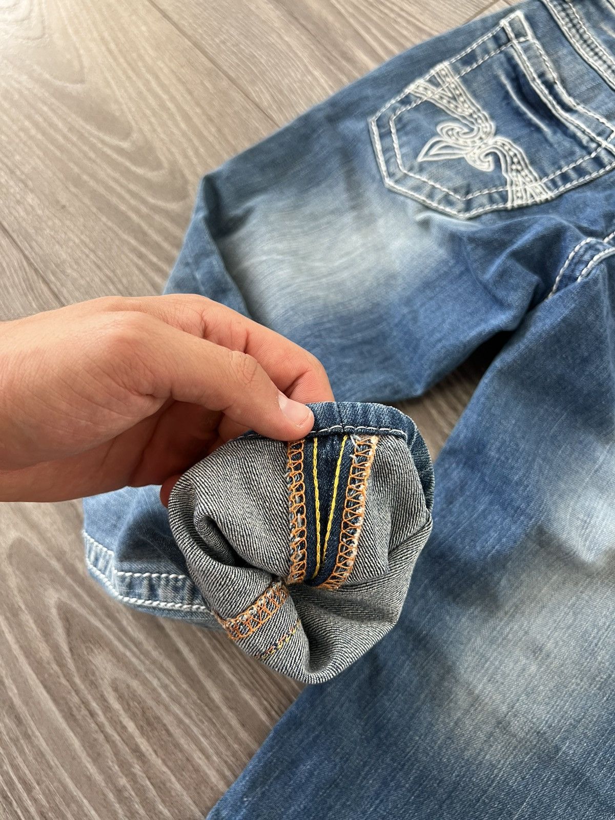 Rock Revival ‼️New Rock Revival Made in USA RRP:210€ Selvage Jeans Size US 28 / EU 44 - 18 Thumbnail