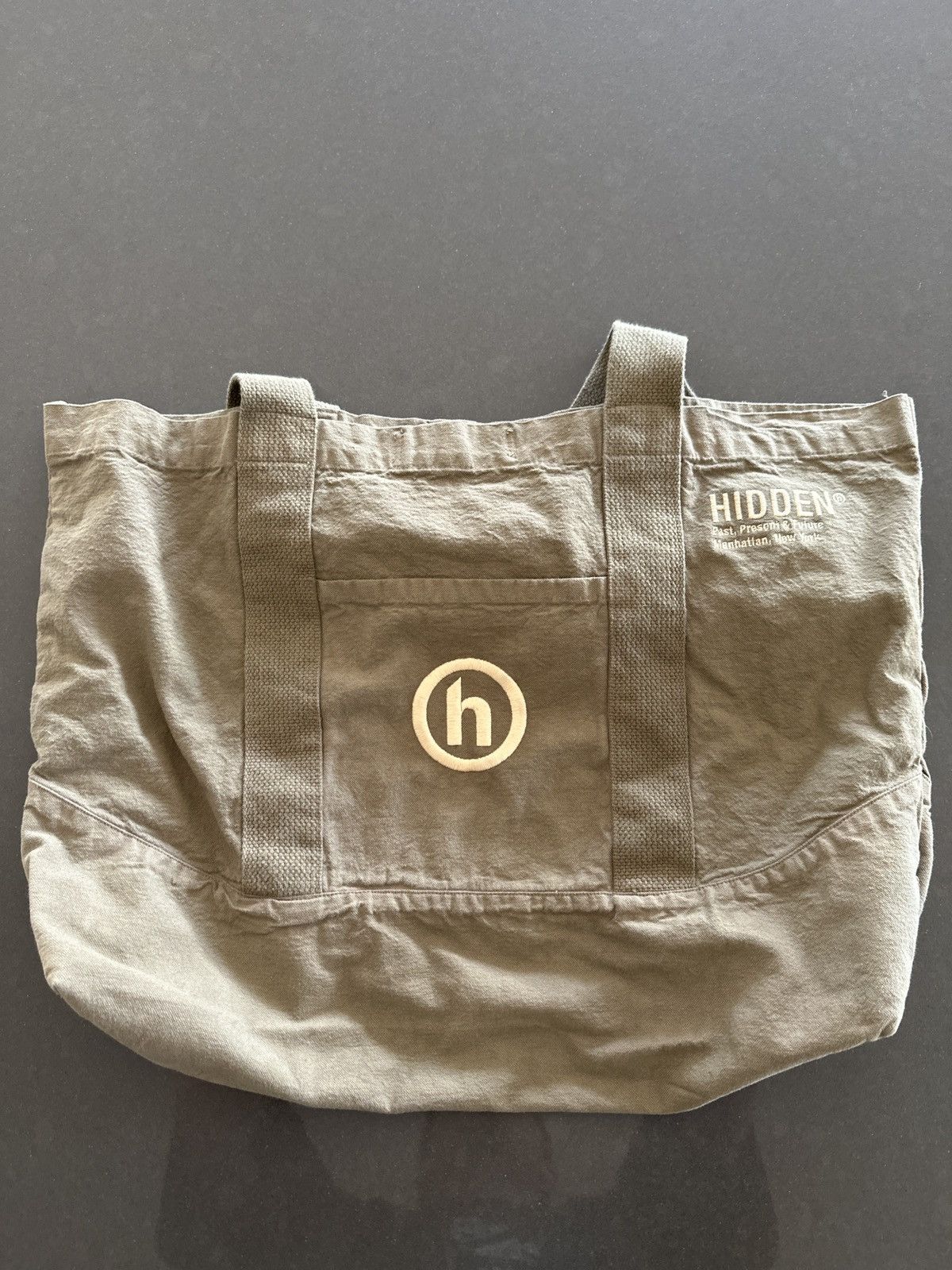 Hidden Tote Bag in Green, Men's