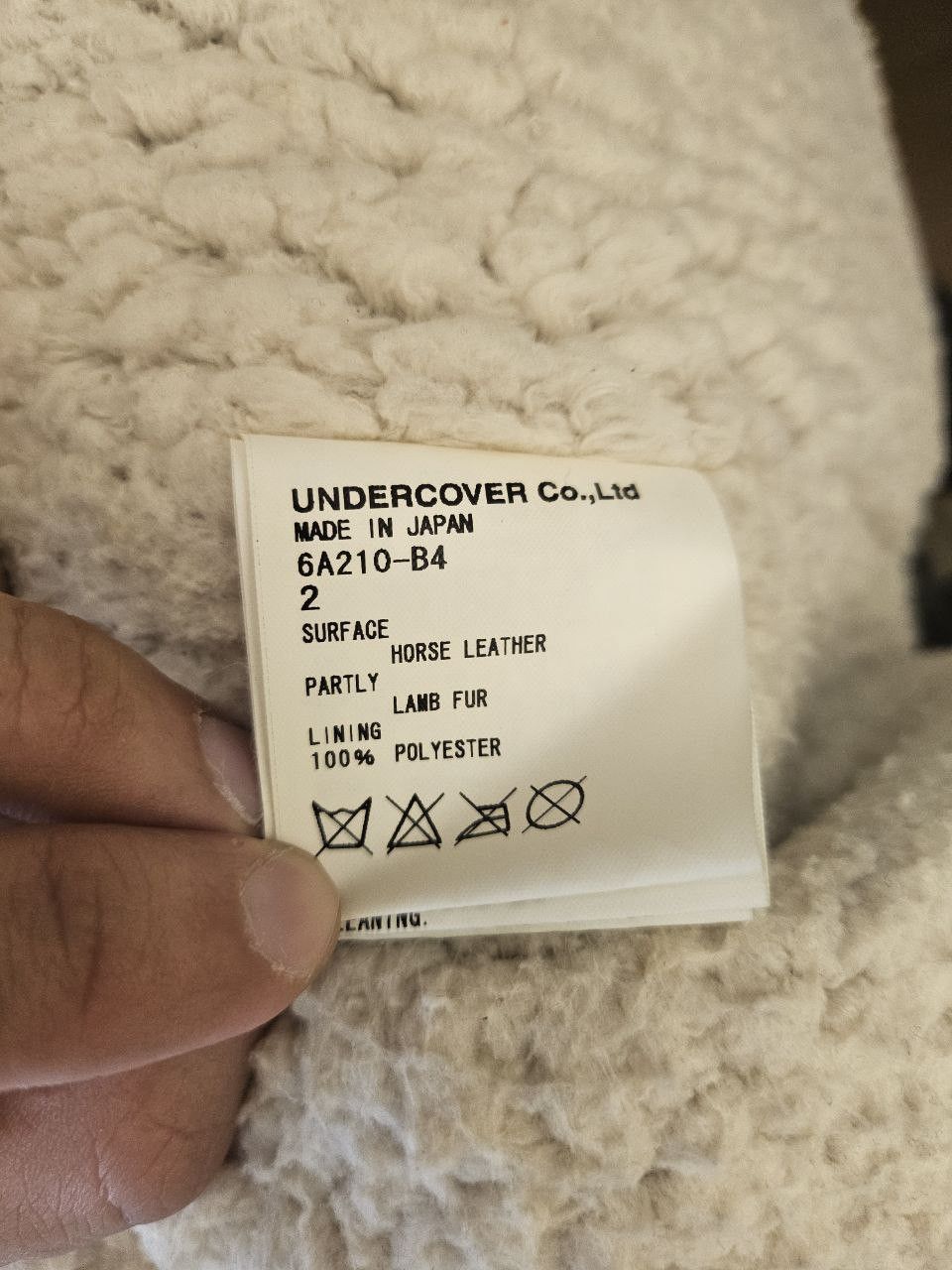 Undercover FW06 AW06 Guruguru Leather Fur Shearling Jacket Size US M / EU 48-50 / 2 - 4 Thumbnail