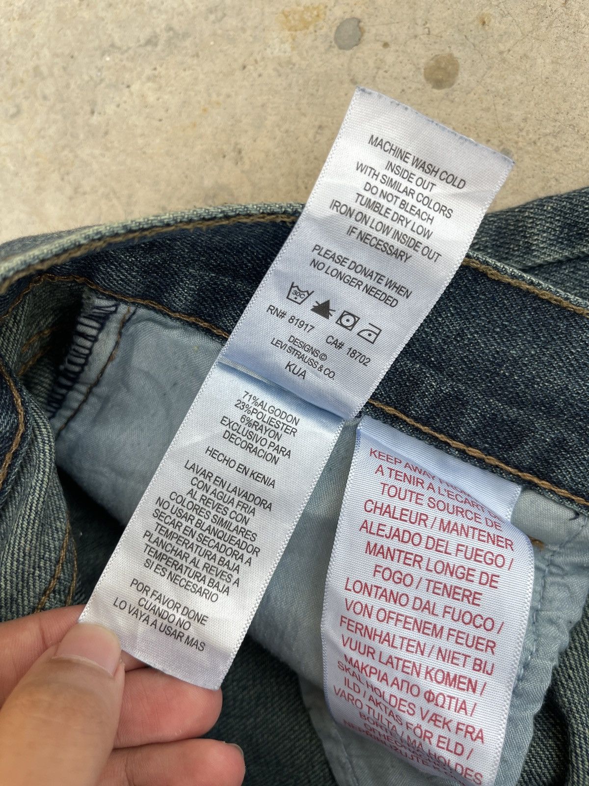 Levi's × Levi's Vintage Clothing × Vintage Vintage Y2K Levi’s Faded Blue Denim Jeans Size US 28 / EU 44 - 9 Thumbnail