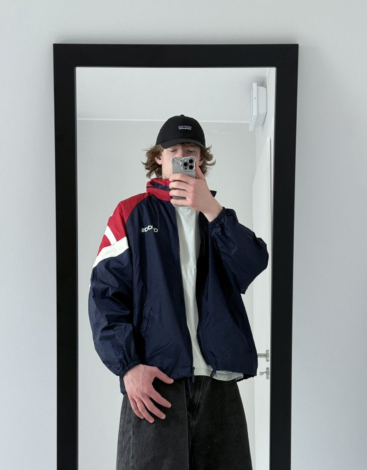 Adidas Vintage Adidas 90s Y2K streetwear nylon windbreaker jacket Size US XL / EU 56 / 4 - 4 Thumbnail