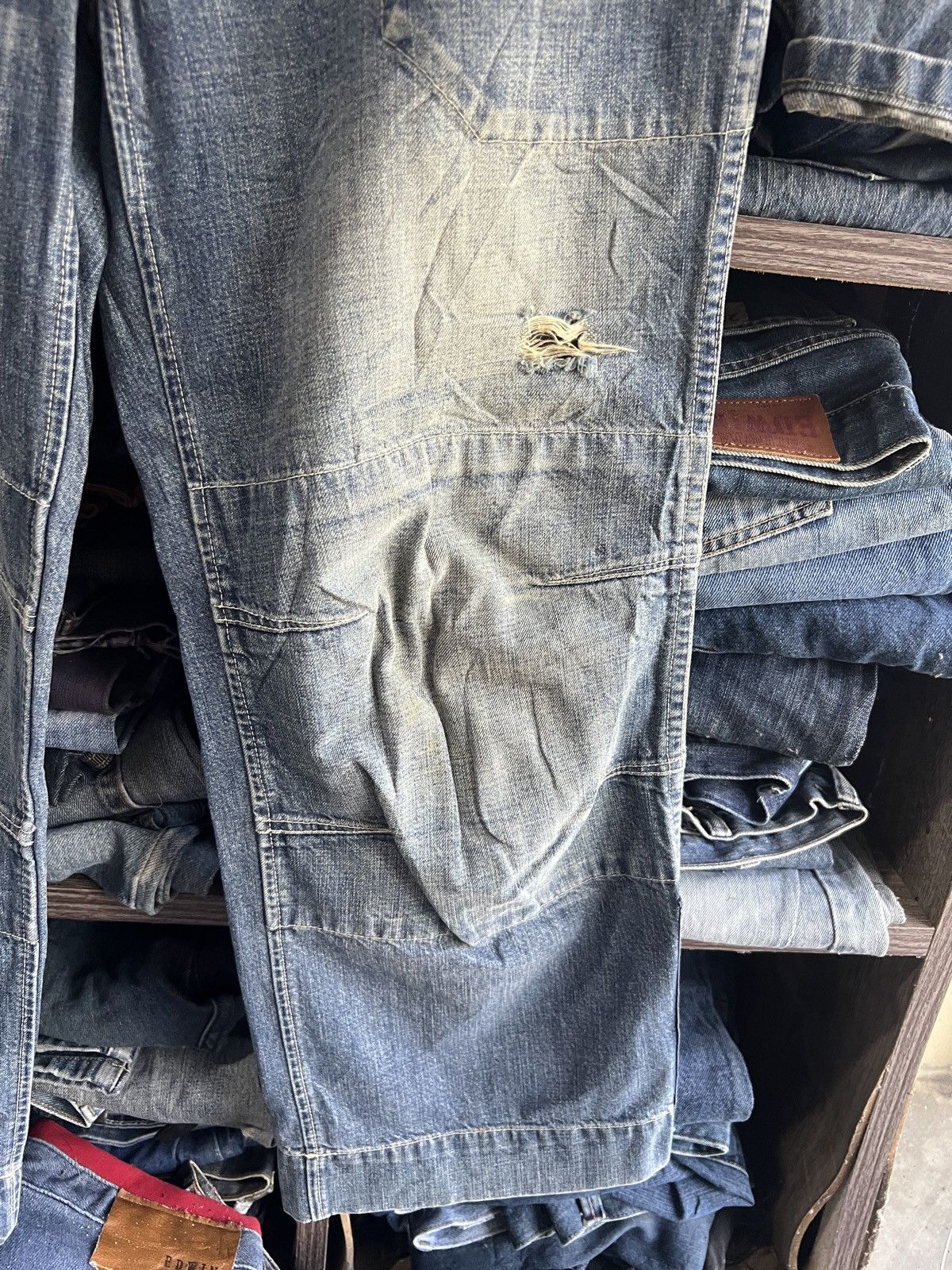 Ralph Lauren 🔥Vintage Ralph Lauren Wide Leg Denim Size 31" - 8 Thumbnail