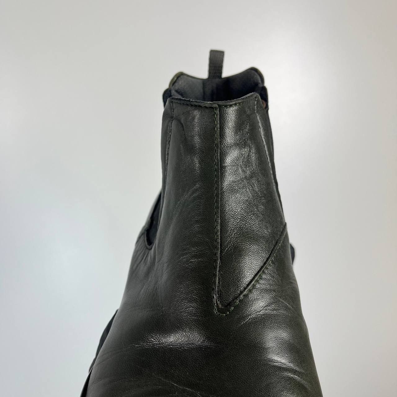 Prada PRADA Men’s Leather Chelsea Boots Green EU 43 / US 9.5 Size US 9.5 / EU 42-43 - 7 Thumbnail