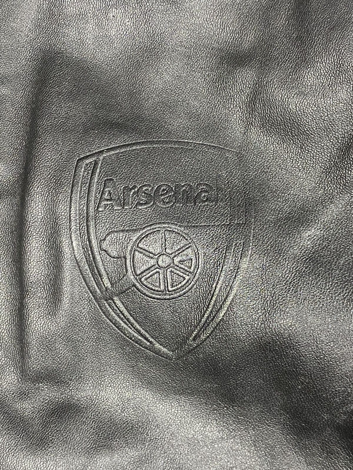 Vintage Vintage Rare Arsenal FC Leather Jacket London Football Club Size US S / EU 44-46 / 1 - 6 Thumbnail