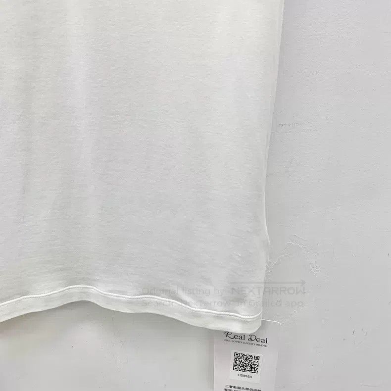 Brunello Cucinelli Brunello Cucinelli White cotton round neck short-sleeve T- Size S / US 4 / IT 40 - 4 Thumbnail