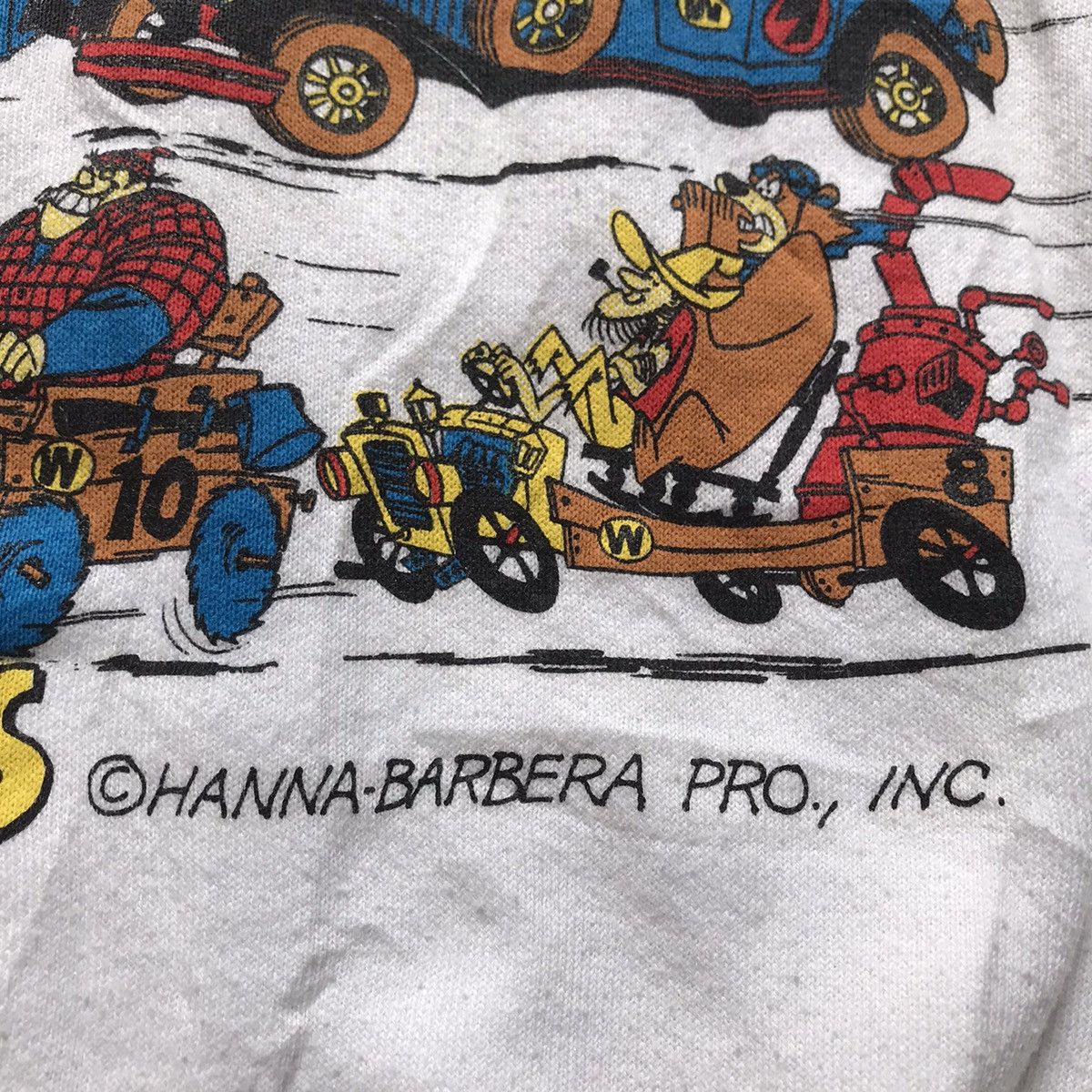Cartoon Network × NASCAR × Vintage Vintage 1980s Hanna Barbera RARE Wacky Races Sweatshirt Size US M / EU 48-50 / 2 - 5 Thumbnail