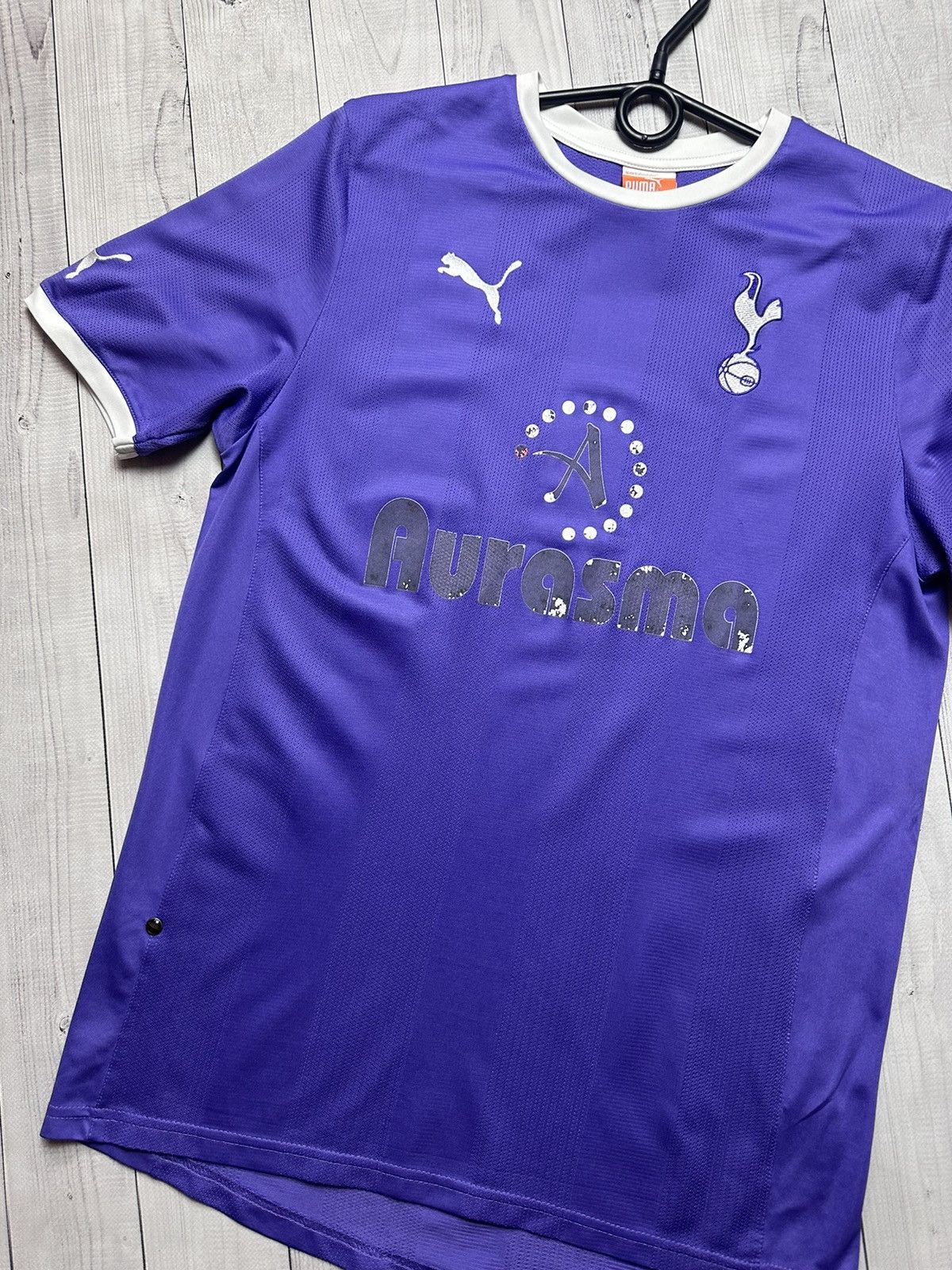 Puma × Vintage Vintage puma Tottenham soccer jersey size S purple rare Size US S / EU 44-46 / 1 - 2 Thumbnail