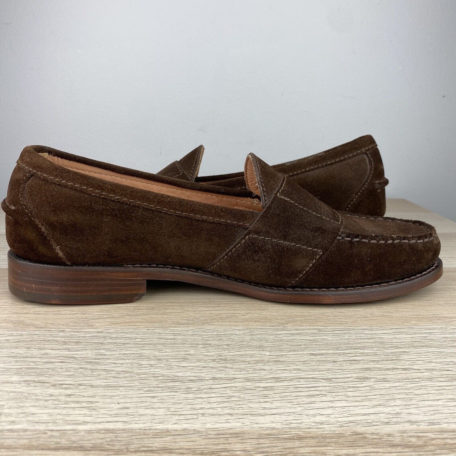 Polo Ralph Lauren Vintage Polo Ralph Lauren Suede Crest Loafers Leather 11.5D Size US 11.5 / EU 44-45 - 8 Thumbnail