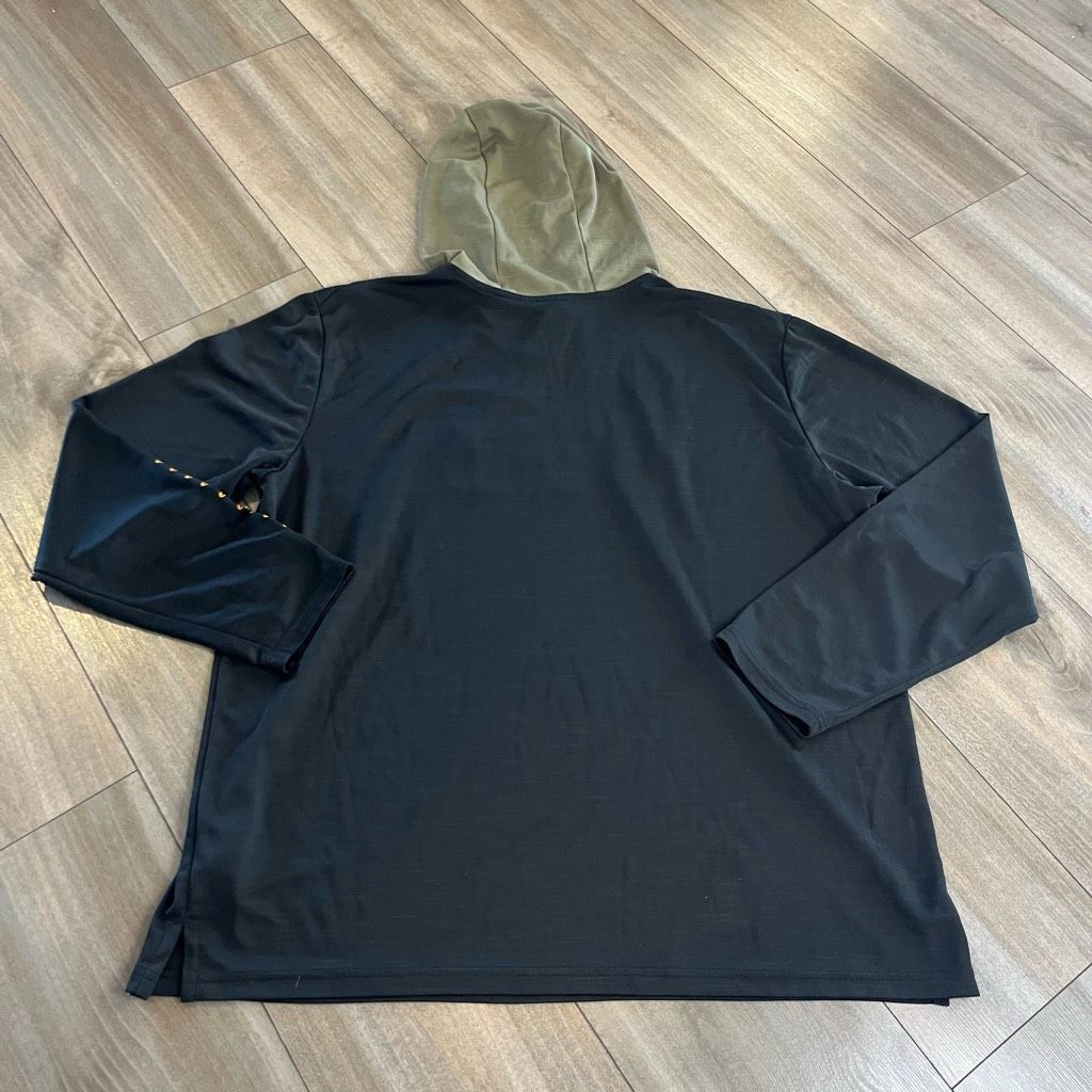 Nike Nike Air Force Black Athletic Casual Lightweight Hoodie Men Size US XL / EU 56 / 4 - 5 Thumbnail