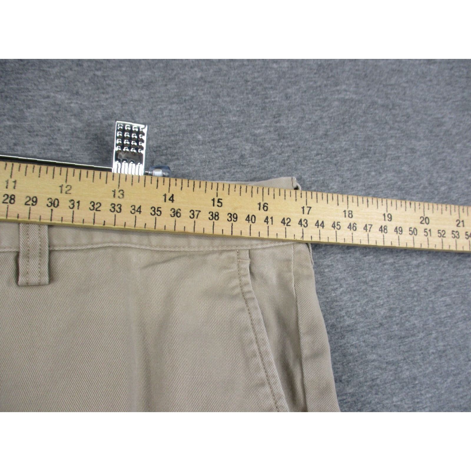 Polo Ralph Lauren VINTAGE Polo Ralph Lauren Pants Classic Flat Front Khaki Beige 36x32 Mens Straight Front Trouser Pants Size US M / EU 48-50 / 2 - 6 Thumbnail