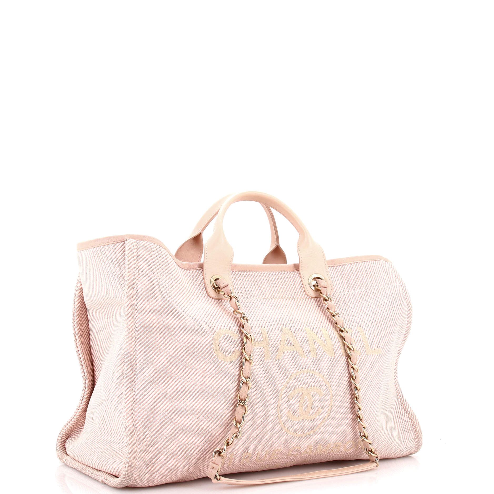 Chanel Deauville tote mixed fibers large Size ONE SIZE - 1 Thumbnail