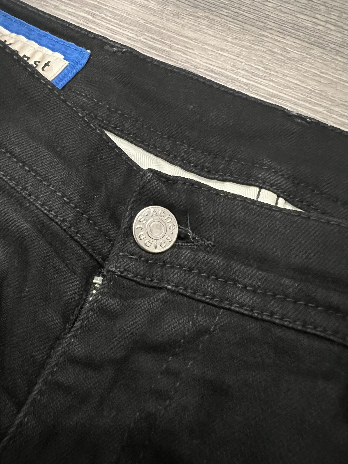 Acne Studios Bla Konst Black Jeans Size US 29 - 6 Thumbnail