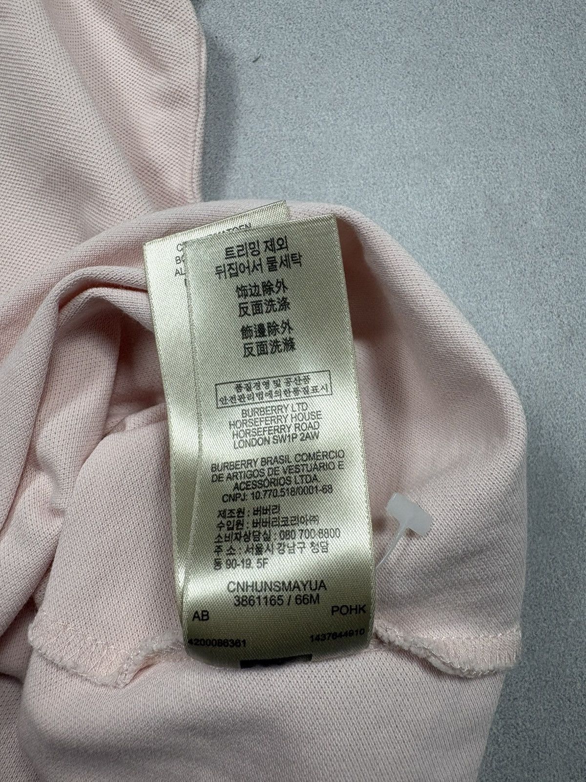Burberry Burberry Nova Check Collar Pink Polo Shirt Vintage Women’s M Size M / US 6-8 / IT 42-44 - 15 Thumbnail