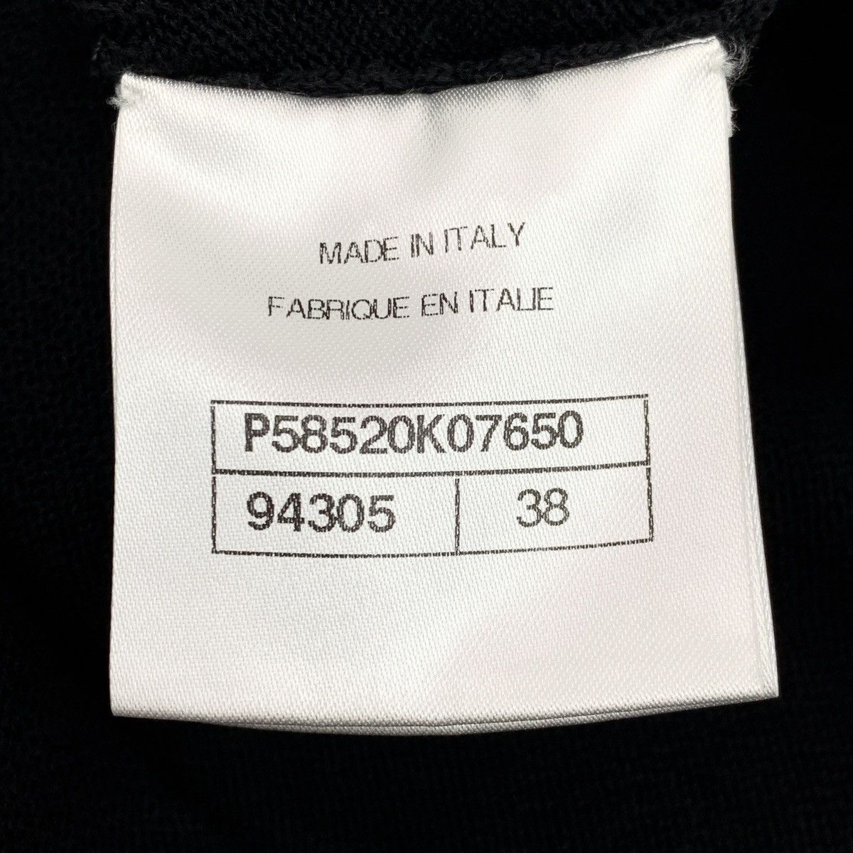 Chanel Chanel Black Logo Embroidered Cotton Knit Dress Size S / US 4 / IT 40 - 8 Thumbnail