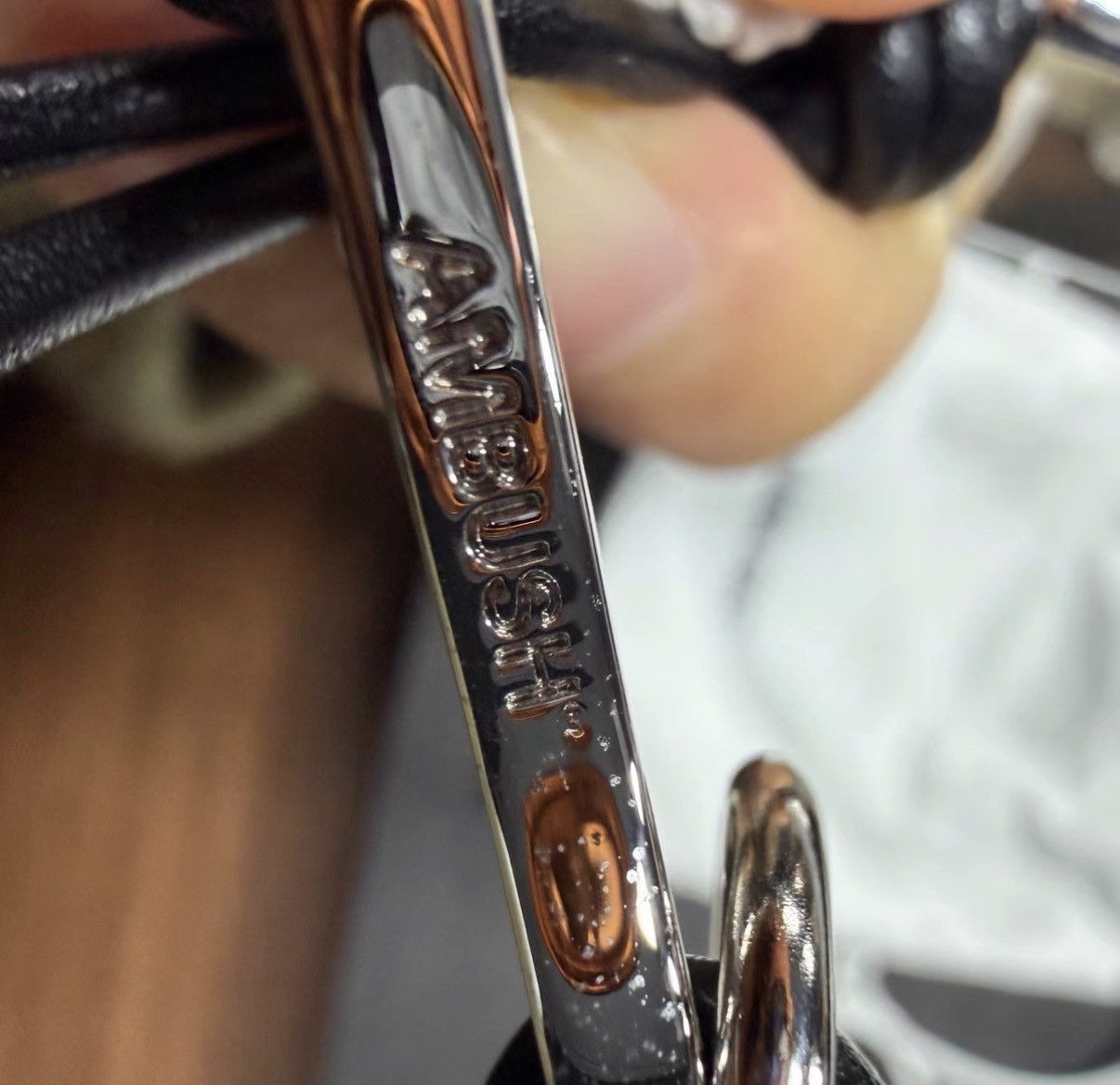 Ambush Design AMBUSH Limited Edition Black Leather Bracelet Size ONE SIZE - 5 Thumbnail