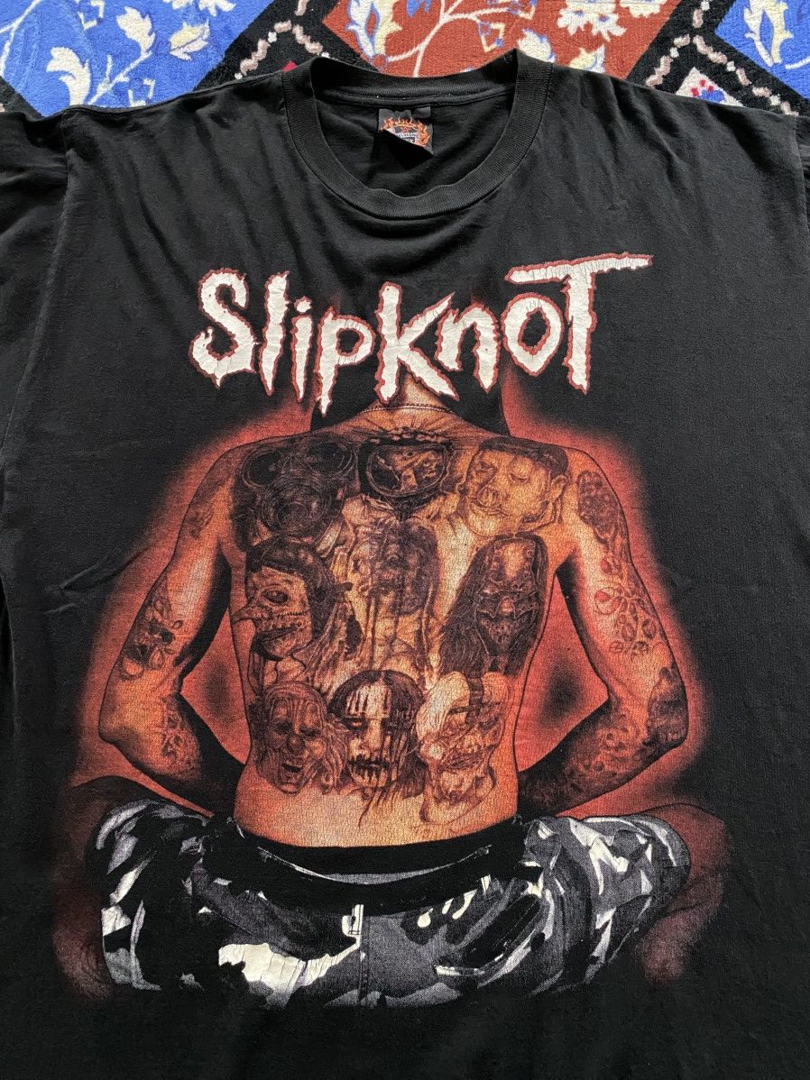 Band Tees Vintage 90s Slipknot Tshirt Size US XL / EU 56 / 4 - 3 Thumbnail