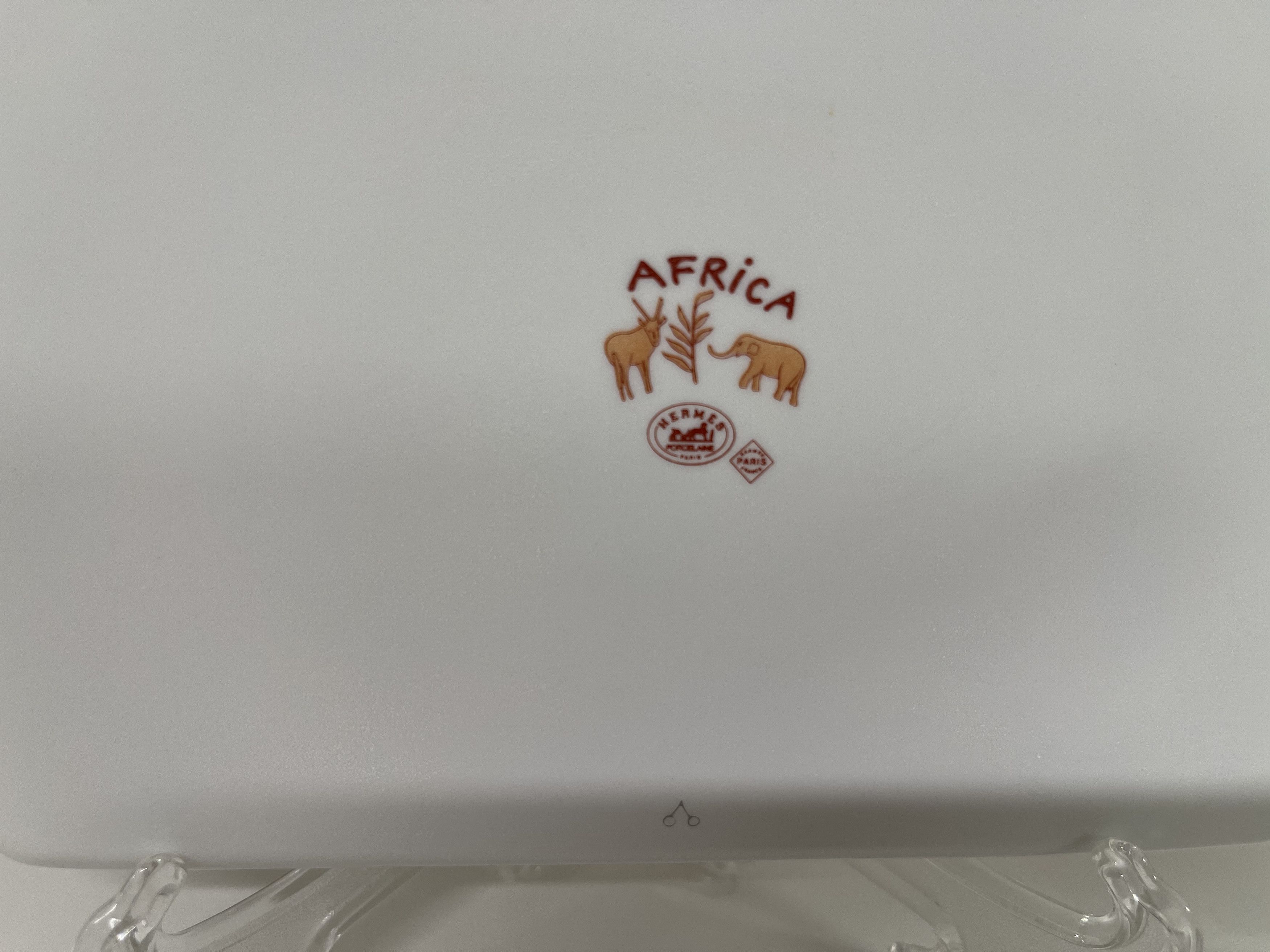 Hermes Hermes Africa Square Plate 1P Size ONE SIZE - 4 Thumbnail