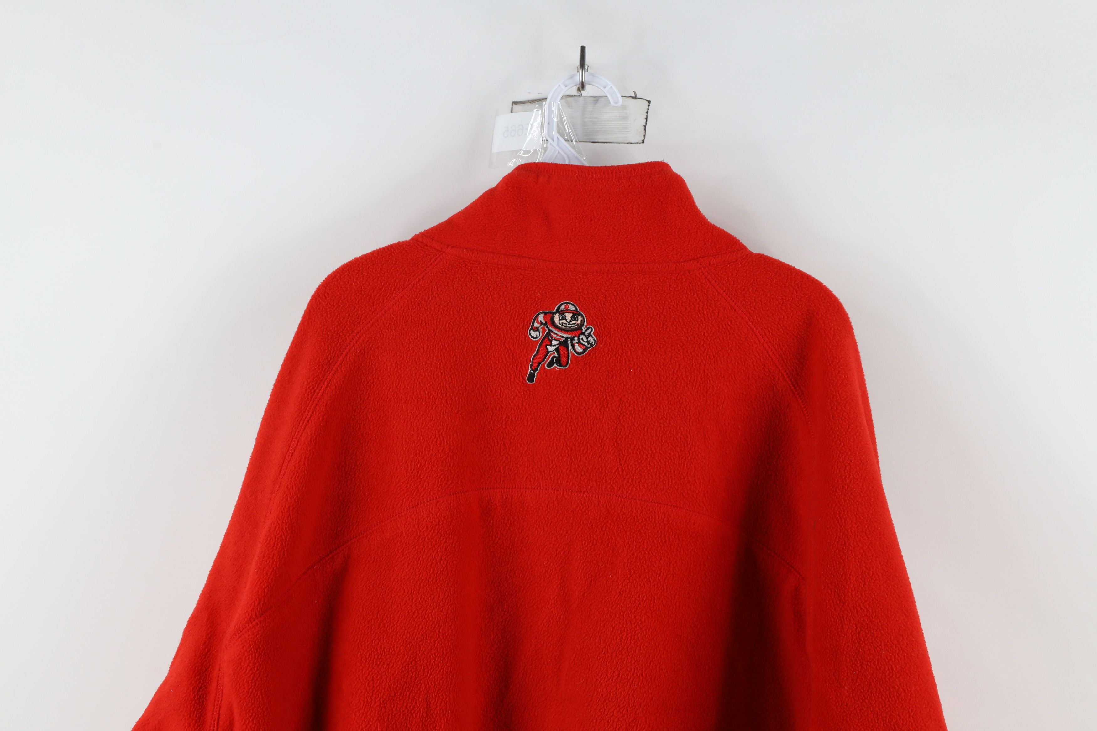 Vintage Vintage Ohio State University Lined Fleece Full Zip Jacket Size US XXL / EU 58 / 5 - 14 Thumbnail