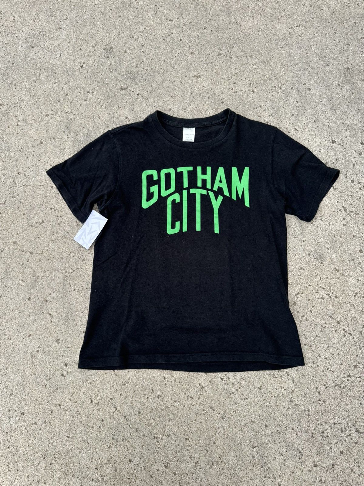 Number (N)ine Number (N)ine Gotham City Green Logo Tee | Grailed