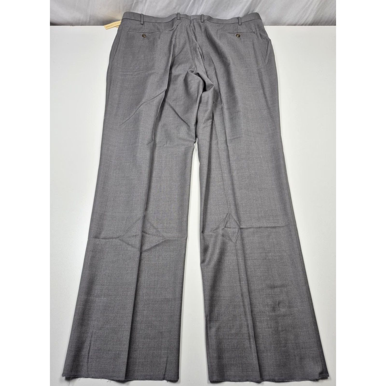 Ralph Lauren Ralph Lauren Dress Pants Mens 46x36 Gray Wool Cashmere Pleated NWT VTG Size US 30 / EU 46 - 5 Thumbnail