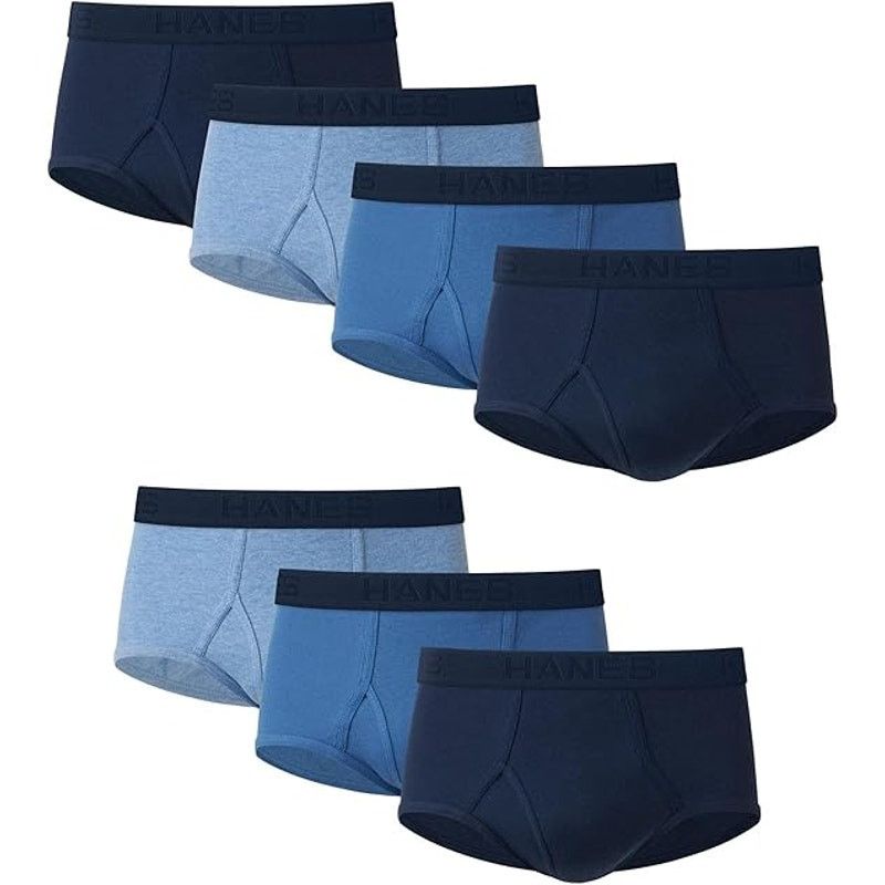 Hanes New 7-Pack Hanes Mens Large Ultimate Cotton Underwear Briefs Size US L / EU 52-54 / 3 - 1 Thumbnail