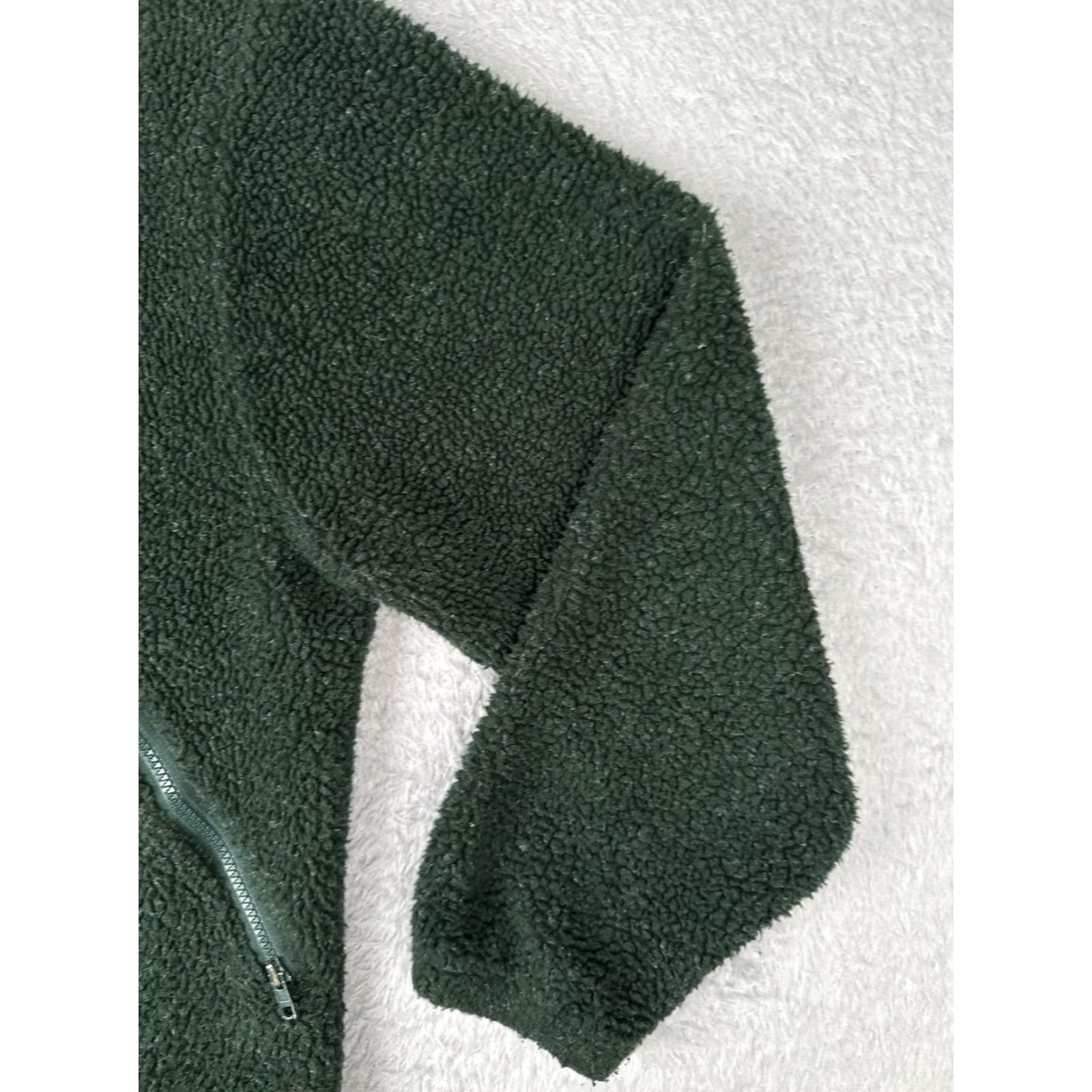 Vintage Cabela's For Women Jacket Green Sherpa Fleece Full Zip Hooded Pockets M Size M / US 6-8 / IT 42-44 - 4 Thumbnail