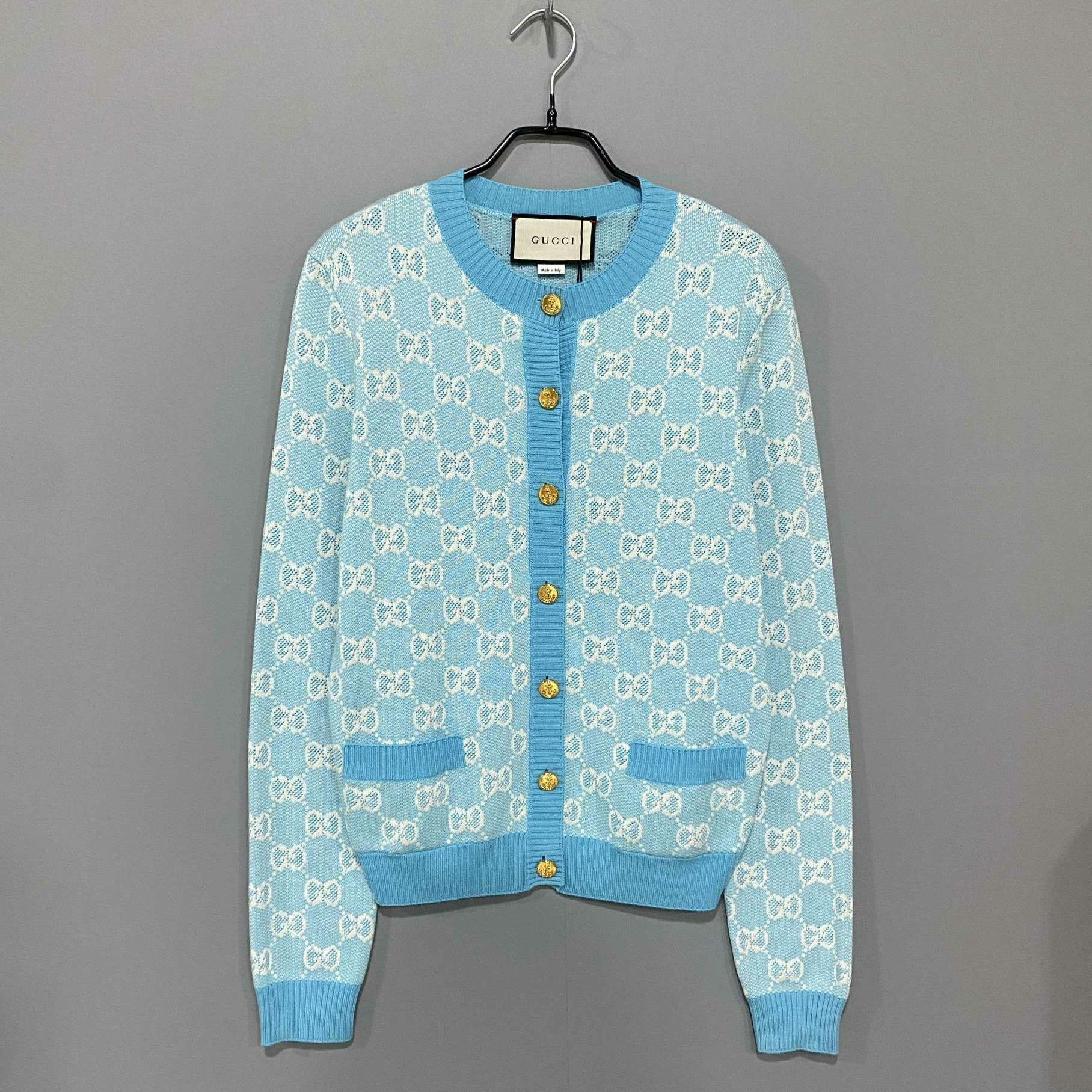 Gucci Gucci Blue Sweater S Women Size S / US 4 / IT 40 - 1 Thumbnail