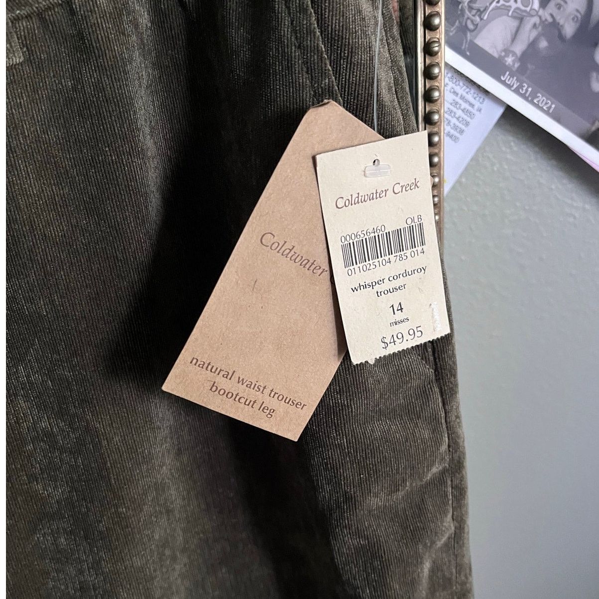 Coldwater Creek Coldwater Creek bootcut whisper corduroy trouser size 14 Size 36" / US 14 / IT 50 - 2 Thumbnail